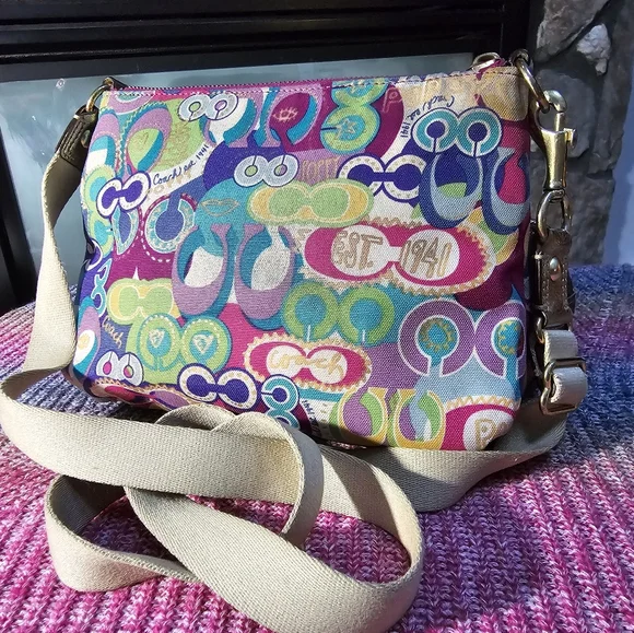 Coach - Poppy Multi-color small bag - Picture 3 of 6